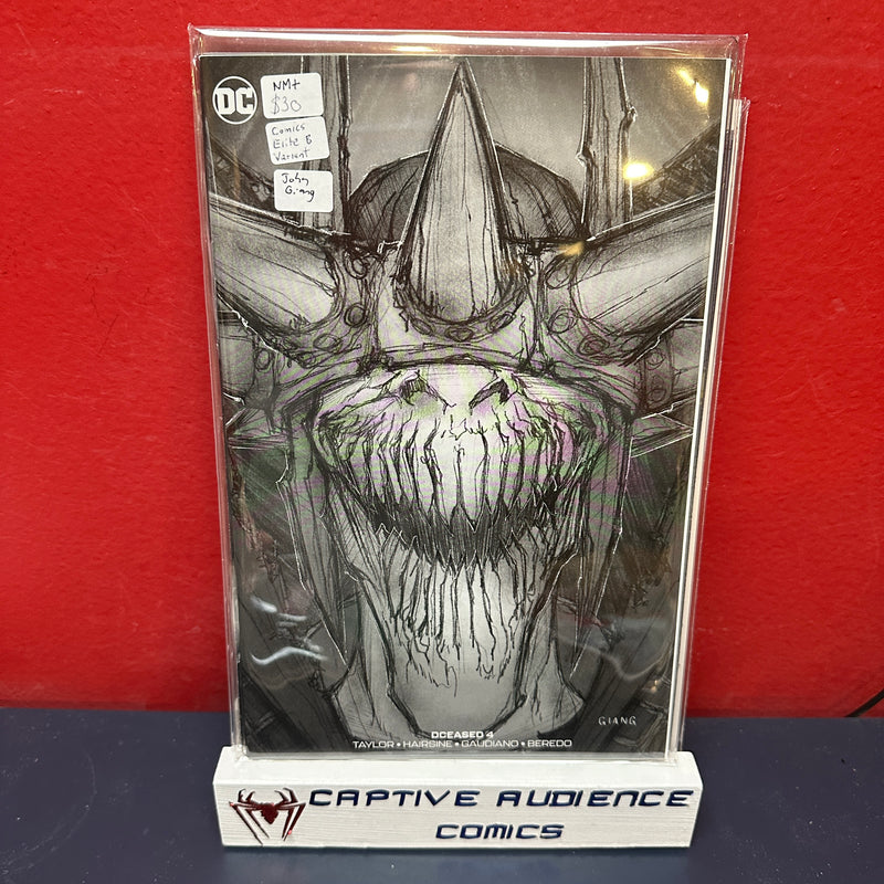 DCeased #4 - Comics Elite B Variant - John Giang - NM+