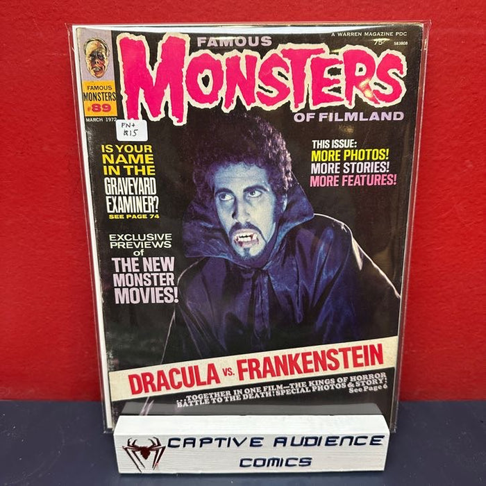 Famous Monsters of Filmland #89 - FN+