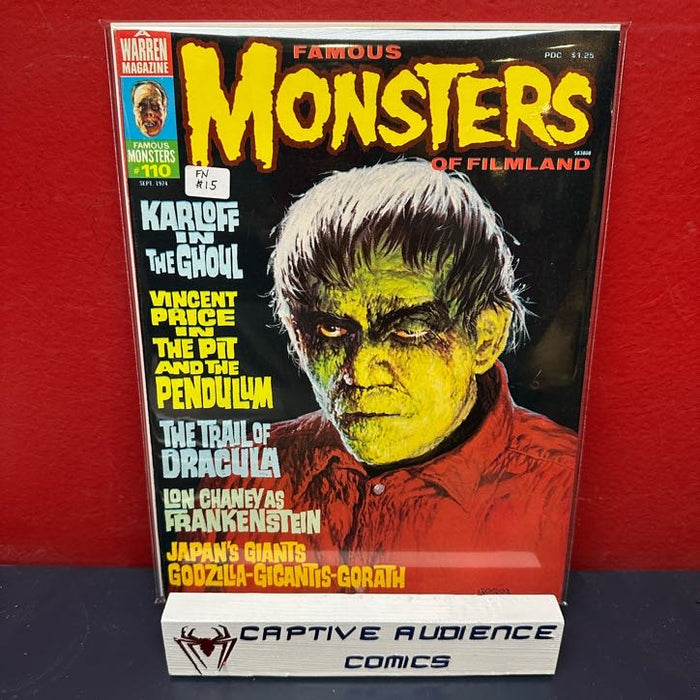 Famous Monsters of Filmland #110 - FN
