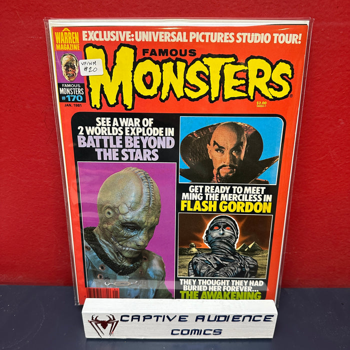 Famous Monsters of Filmland #170 - VF/NM