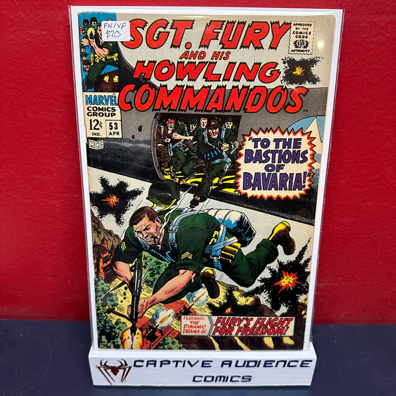 Sgt. Fury and His Howling Commandos #53 - FN/VF
