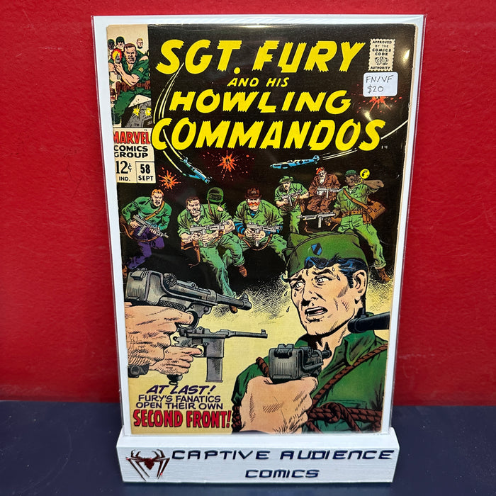 Sgt. Fury and His Howling Commandos #58 - FN/VF