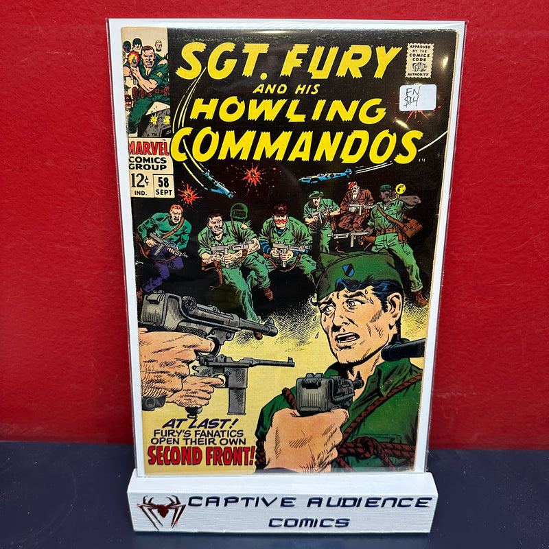 Sgt. Fury and His Howling Commandos #58 - FN