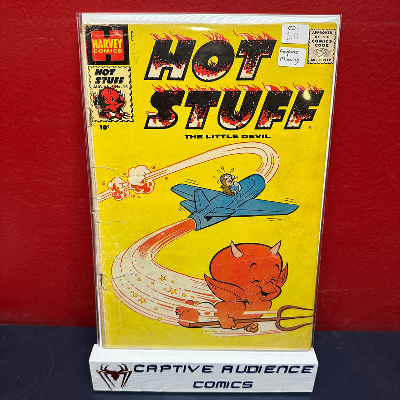 Hot Stuff, The Little Devil #14 - Coupons Missing - GD-