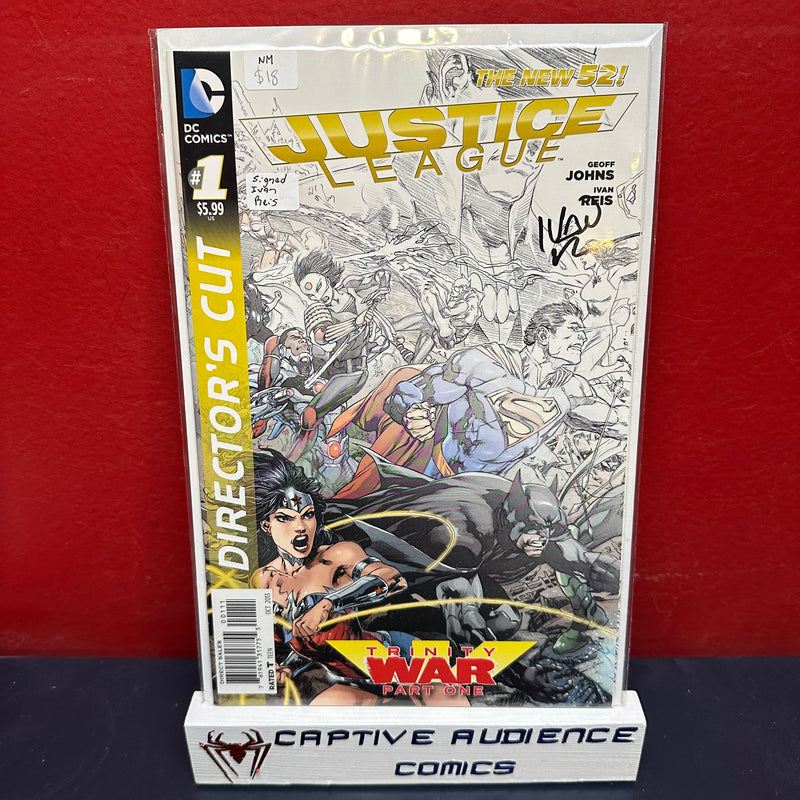 Justice League, Vol. 1 #1 - Signed Ivan Reis - NM