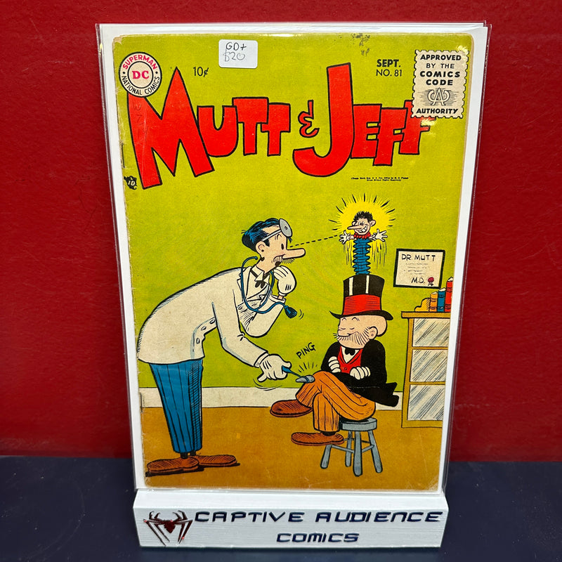 Mutt and Jeff #81 - GD+