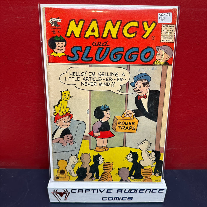 Nancy and Sluggo #144 - GD/VG
