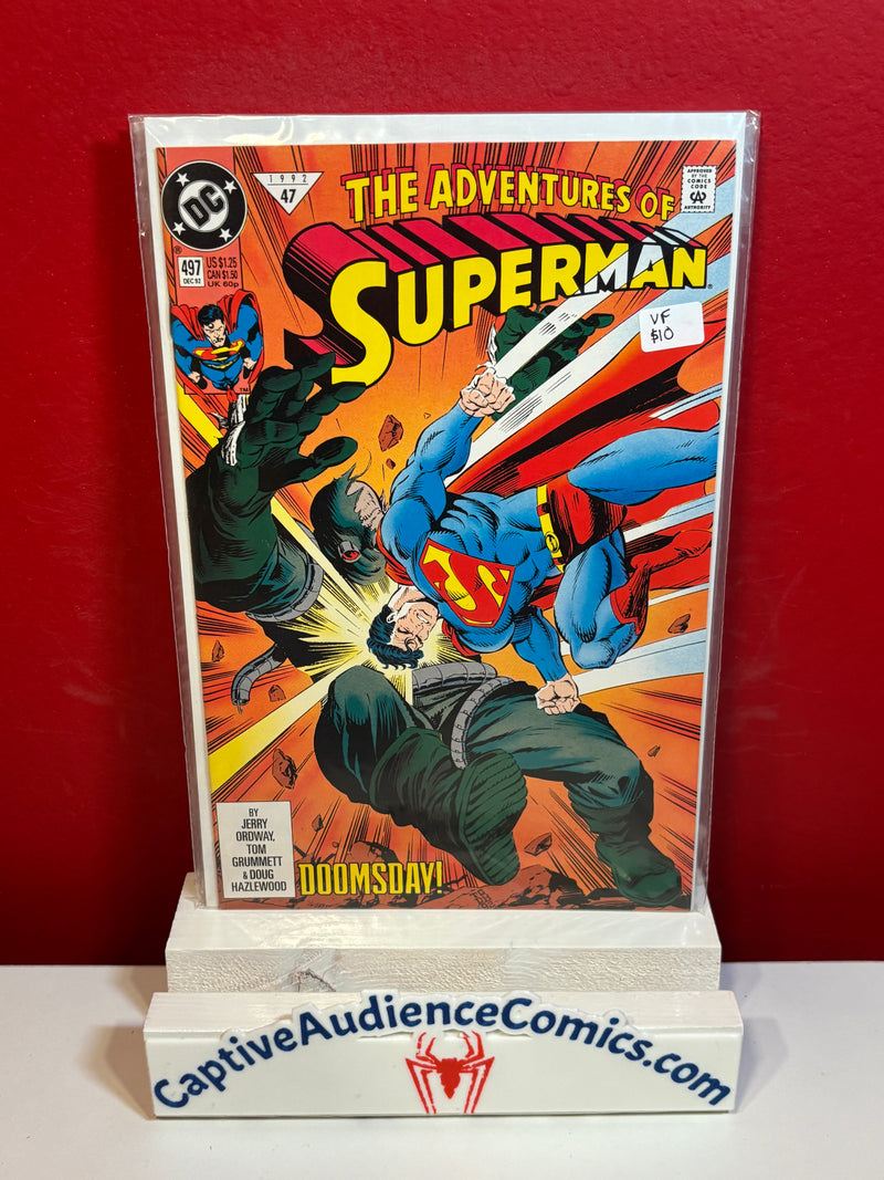 Adventures of Superman, The #497 - VF