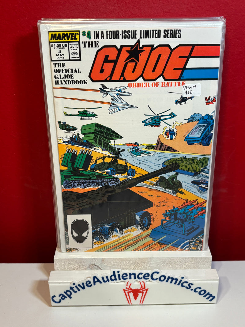 G.I.Joe: Order of Battle #4 - VF/NM