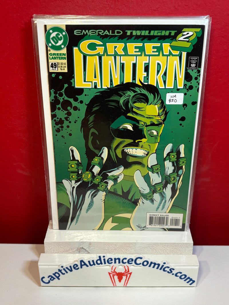 Green Lantern, Vol. 3 #49 - Iconic Cover - NM