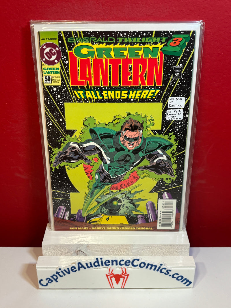 Green Lantern, Vol. 3 #50 - 1st Parallax & Kyle Rayner Green Lantern - NM
