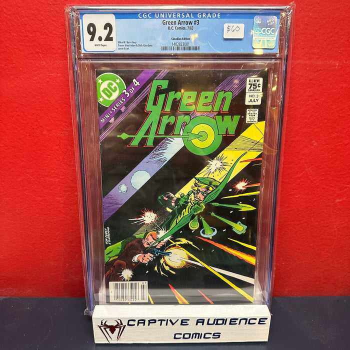 Green Arrow, Vol. 1 #3 - Newsstand Edition CPV - CGC 9.2