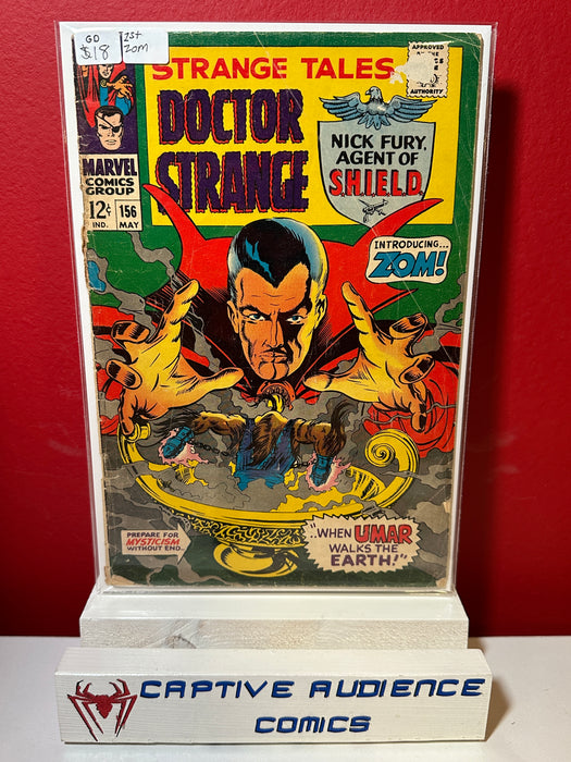 Strange Tales, Vol. 1 #156 - 1st Zom - GD
