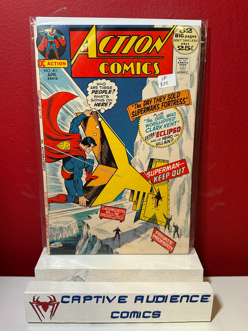 Action Comics, Vol. 1 #411 - VF