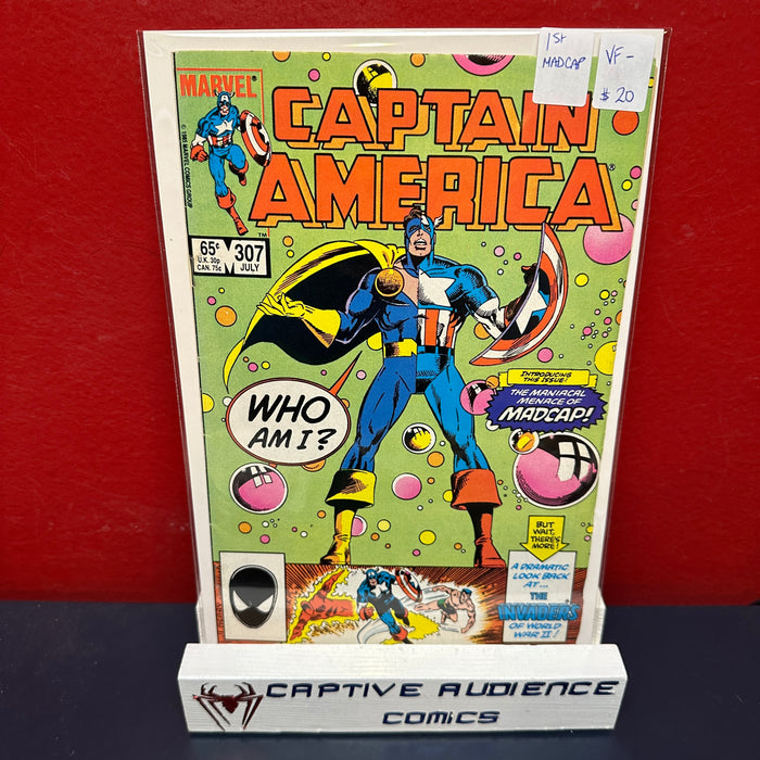 Captain America, Vol. 1 #307 - 1st Madcap - VF-
