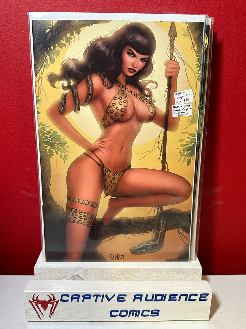 Bettie Page, Vol. 3 #1 - Nathan Szerdy Comic Kingdom Exclusive Variant - NM