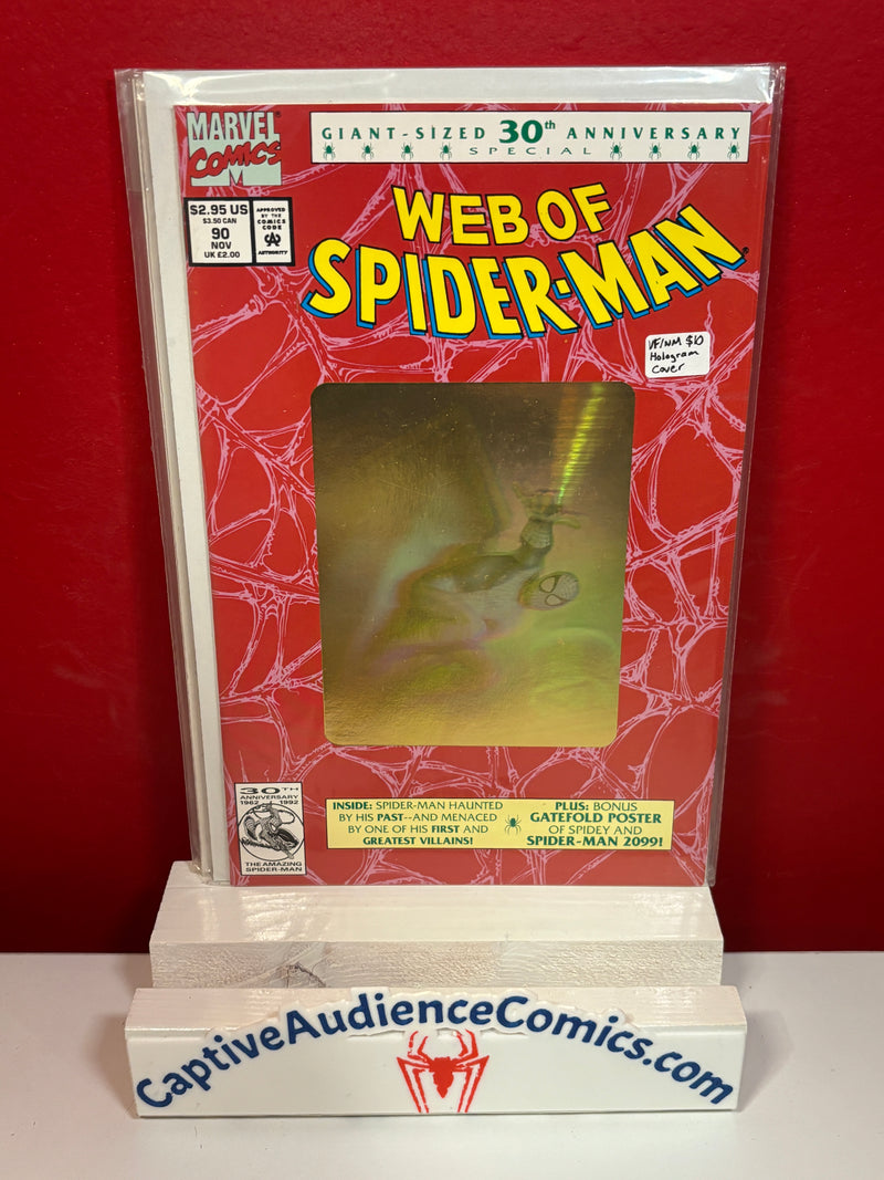 Web of Spider-Man, Vol. 1 #90 - Hologram Cover - VF/NM