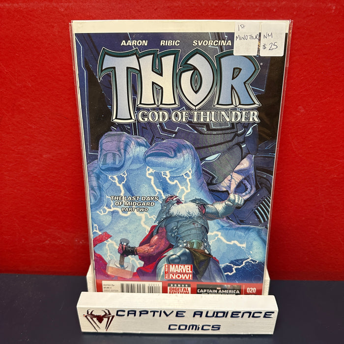 Thor: God of Thunder #20 - 1st Minotaur - NM