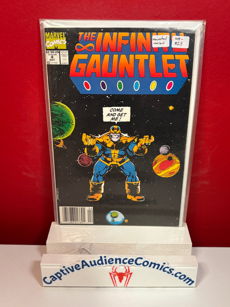 Infinity Gauntlet, Vol. 1 #4 - Newsstand Variant - NM-