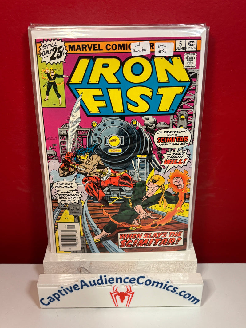 Iron Fist, Vol. 1 #5 - 1st Scimitar - NM-