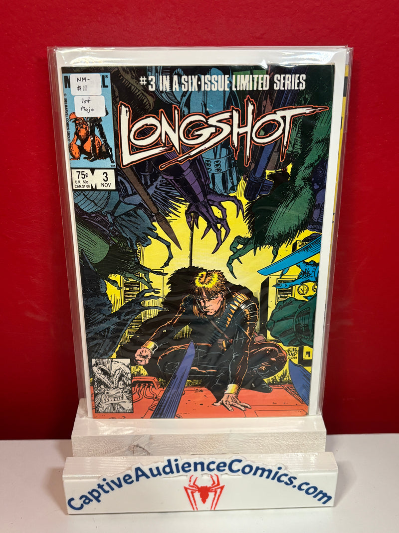 Longshot, Vol. 1 #3 - 1st Mojo - NM-