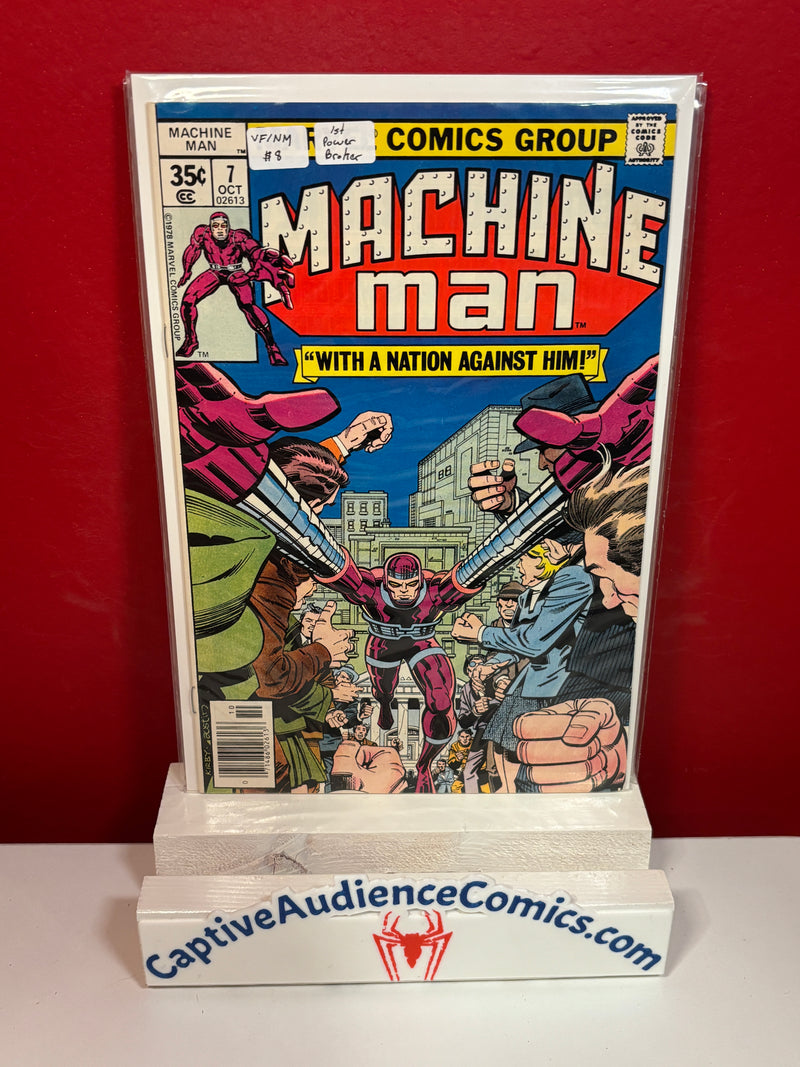 Machine Man, Vol. 1 #7 - 1st Power Broker - VF/NM