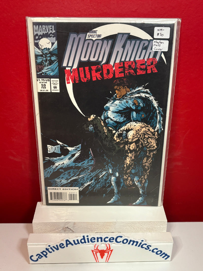 Marc Spector: Moon Knight #59 - Stephen Platt Cover - NM-