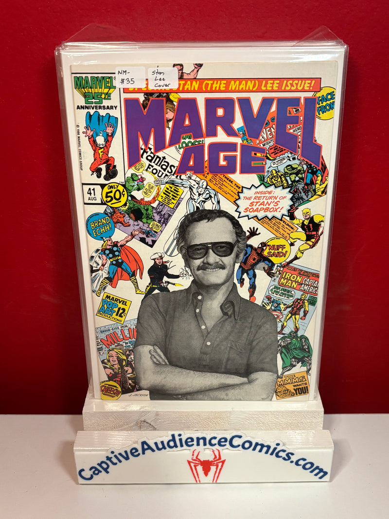 Marvel Age #41 - Stan Lee Cover - NM-
