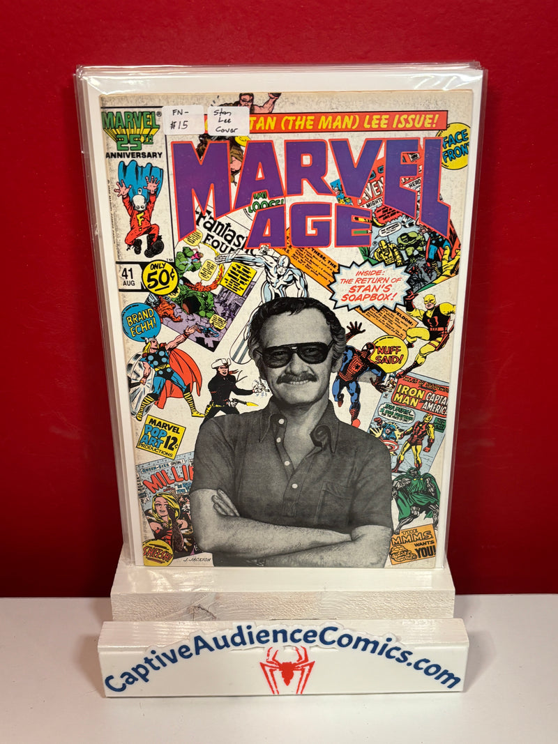 Marvel Age #41 - Stan Lee Cover - FN-