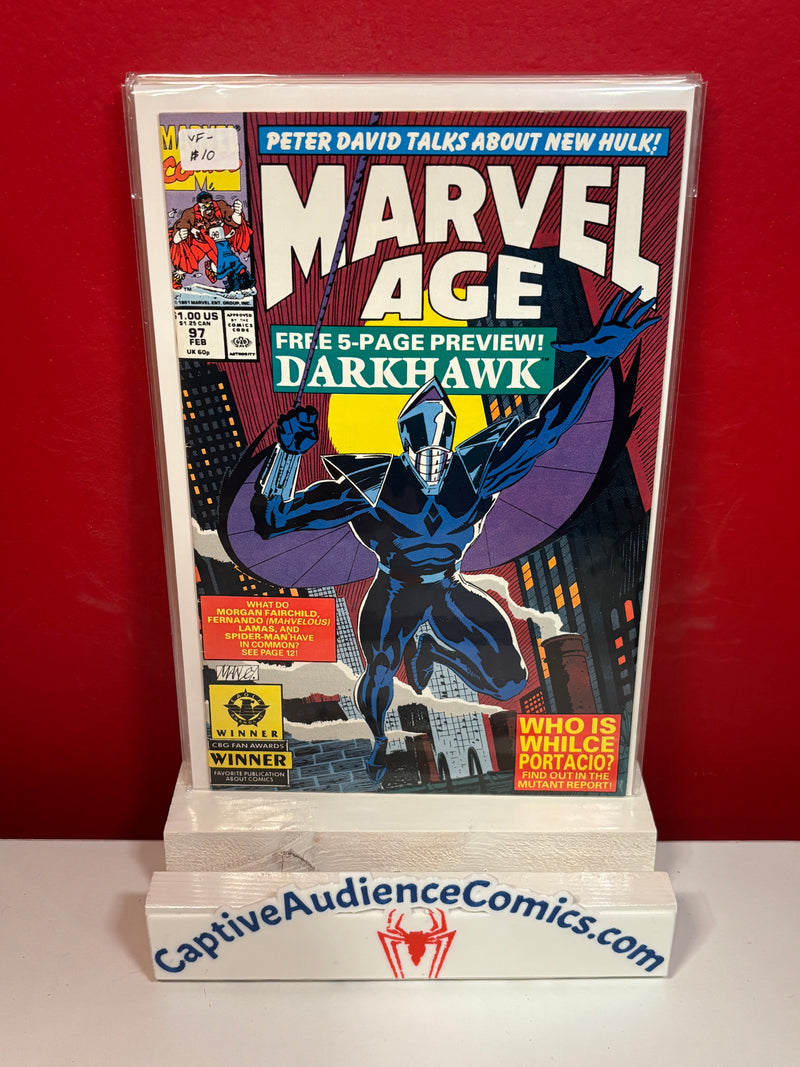 Marvel Age #97 - VF-