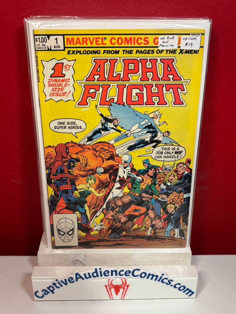 Alpha Flight, Vol. 1 #1 - 1st Duck and Marrina - VF/NM
