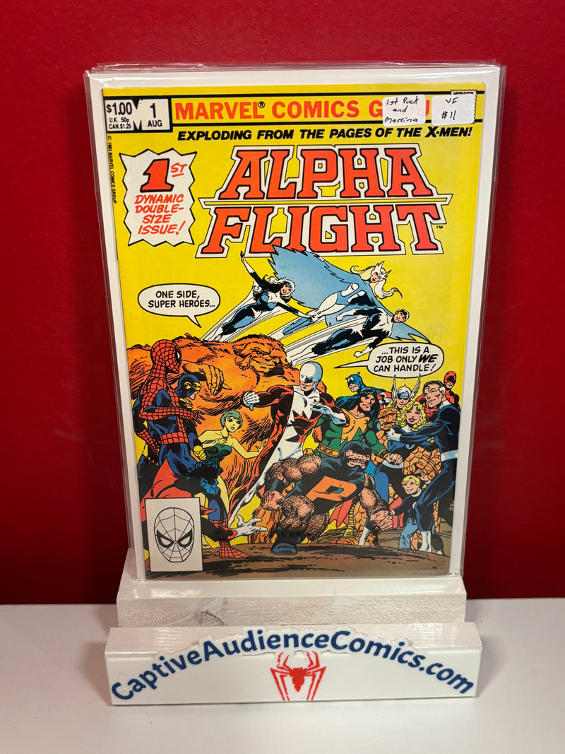 Alpha Flight, Vol. 1 #1 - 1st Puck and Marrina - VF