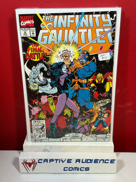 Infinity Gauntlet, Vol. 1 #6 - NM-