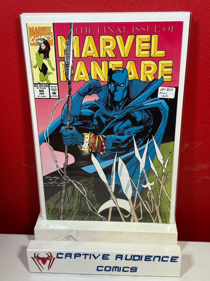 Marvel Fanfare, Vol. 1 #60 - Final Issue - VF+