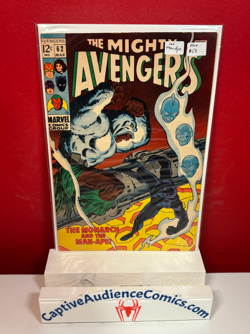 Avengers, The Vol. 1 #62 - 1st Man-Ape - FN+