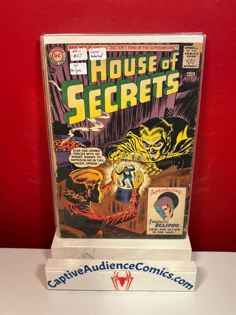 House of Secrets, Vol. 1 #61 - 1st Eclipso Cover Detached - GD-
