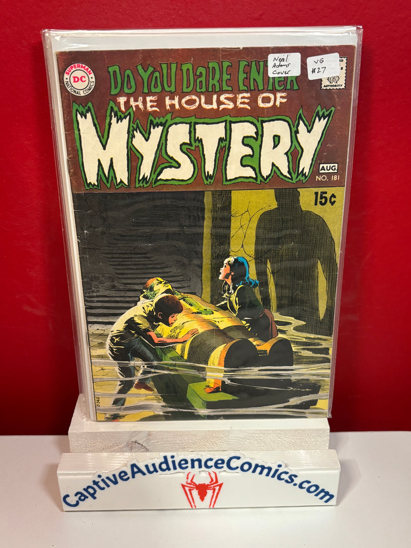 House of Mystery, Vol. 1 #181 - Neal Adams Cover - VG