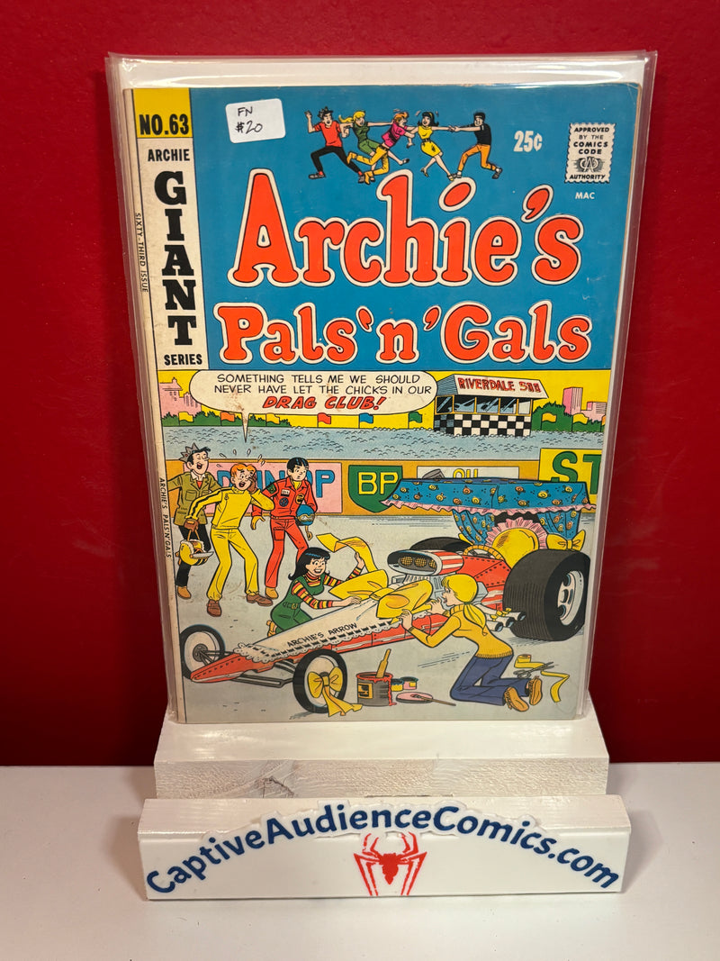 Archie's Pals 'N' Gals #63 - FN