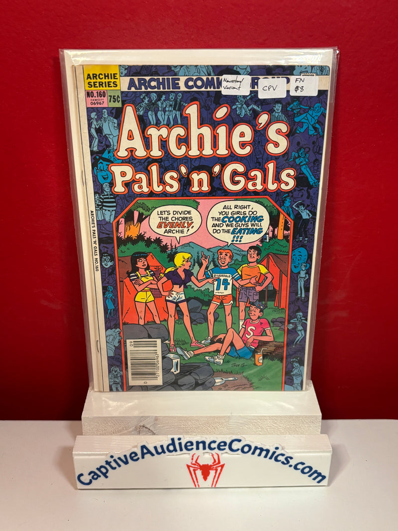 Archie's Pals 'N' Gals #160 - CPV Newsstand Edition - FN