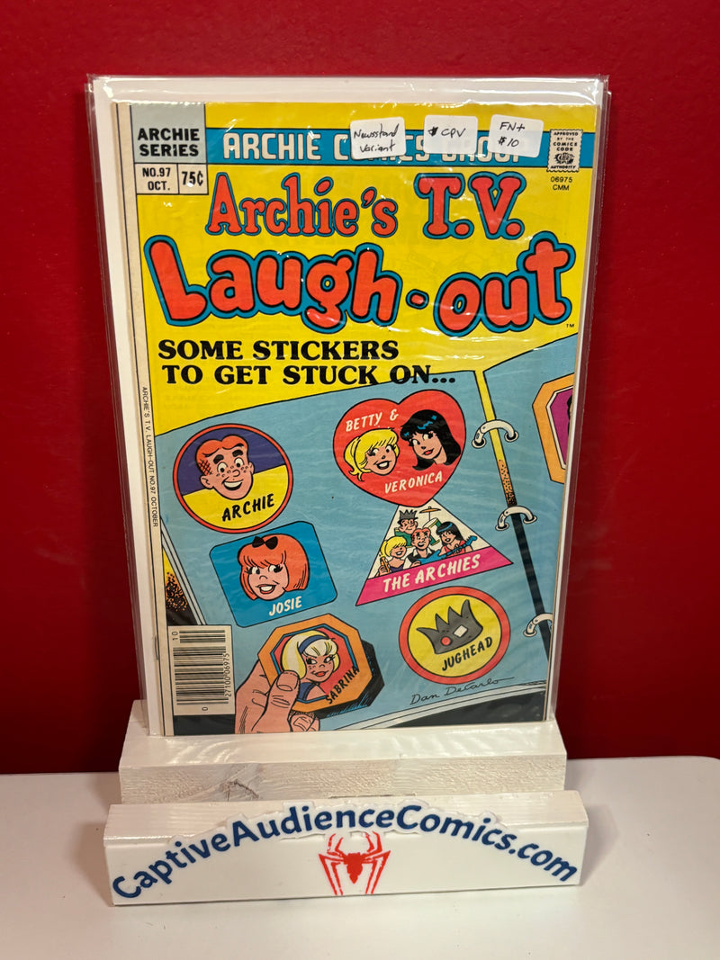 Archie's T.V. Laugh-Out #97 - CPV Newsstand Edition - FN+
