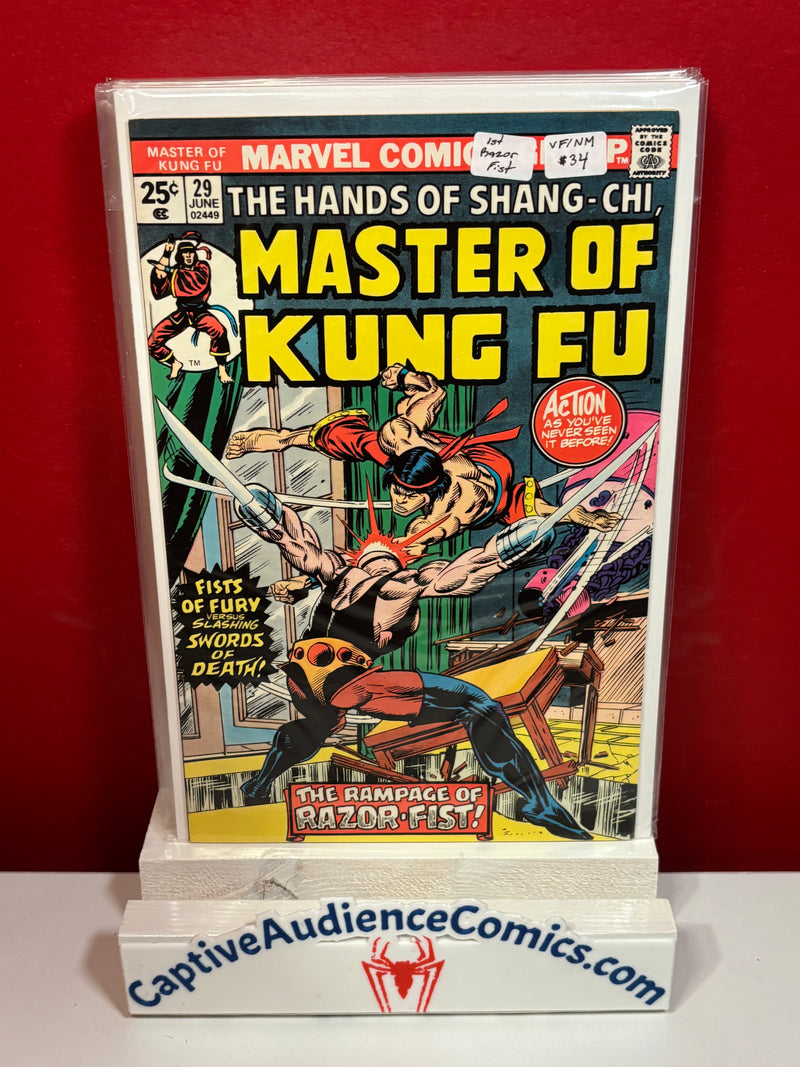 Master of Kung Fu, Vol. 1 #29 - 1st Razor Fist - VF/NM