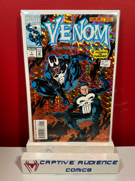 Venom Funeral Pyre #1 - Gold Holographic Cover - VF