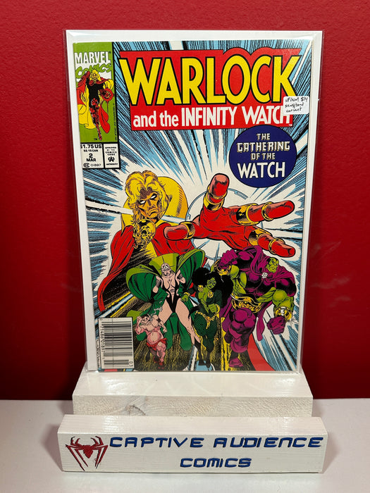 Warlock and the Infinity Watch #2 - Newsstand Variant - VF/NM