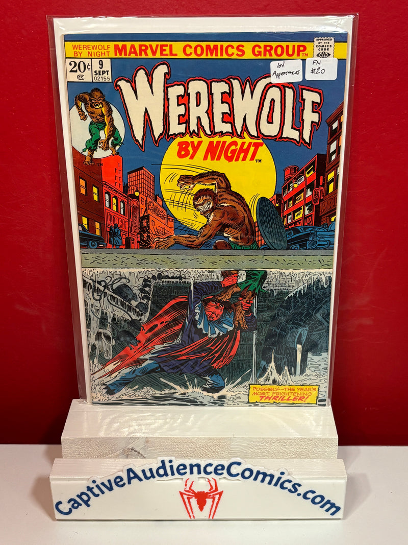 Werewolf by Night, Vol. 1 #9 - 1st Appearances - FN