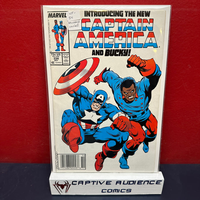 Captain America, Vol. 1 #334 - Newsstand Variant - VF-