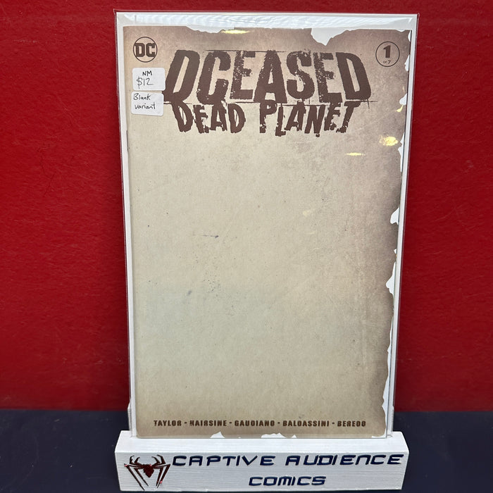 DCeased: Dead Planet #1 - Blank Variant - NM