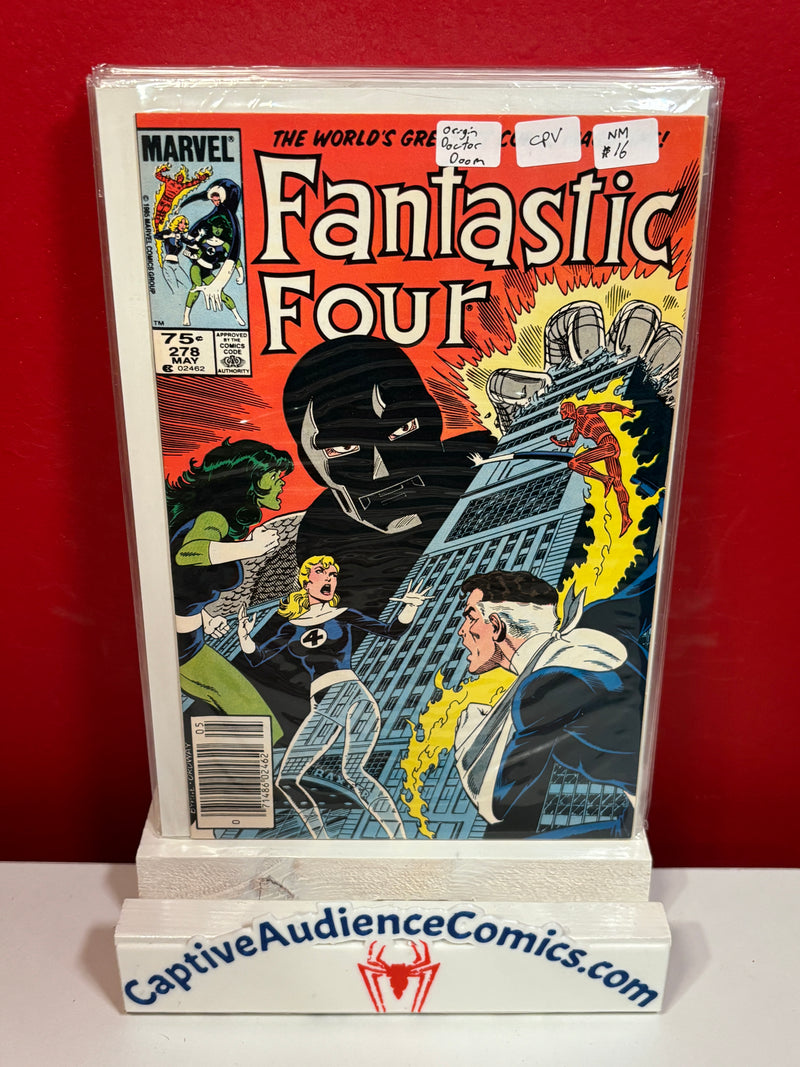Fantastic Four, Vol. 1 #278 - Origin Doctor Doom - CPV - NM