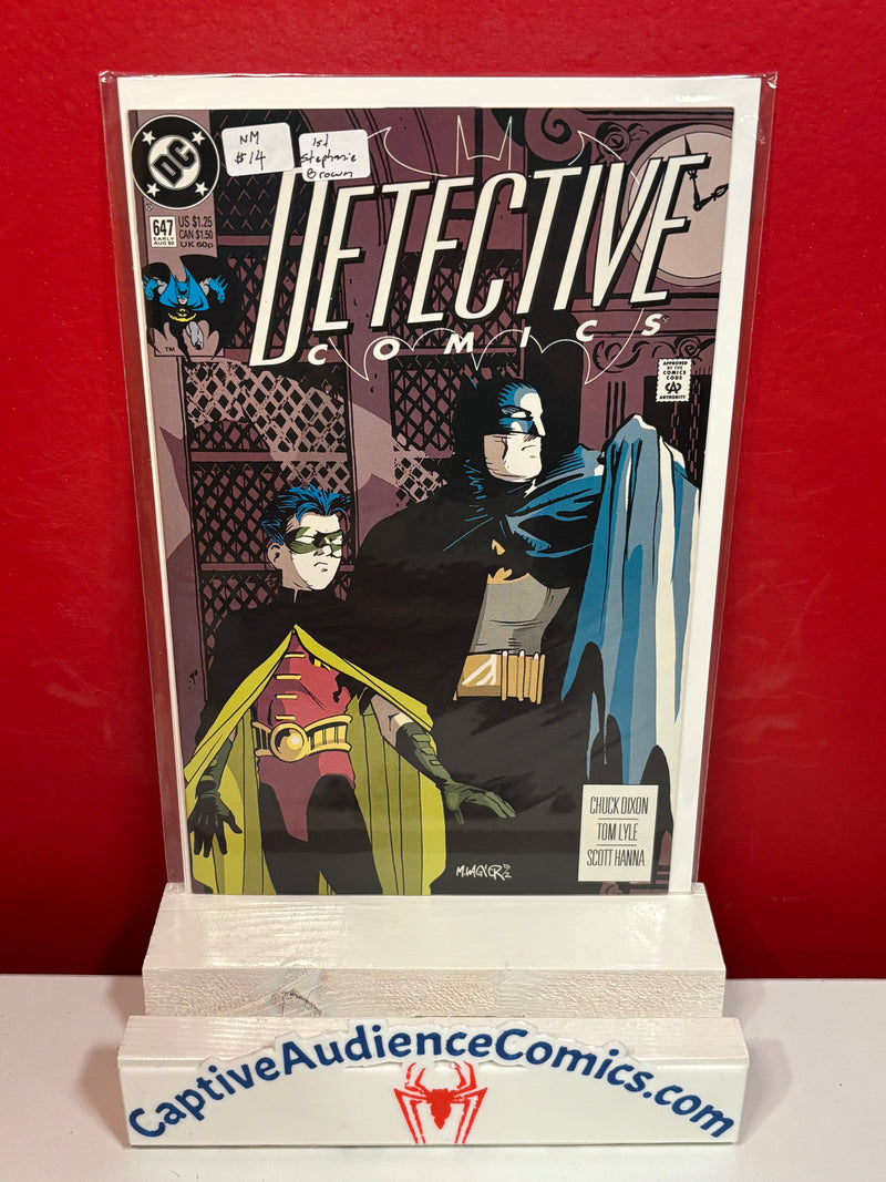 Detective Comics, Vol. 1 #647 - 1st Stephanies Brown - NM