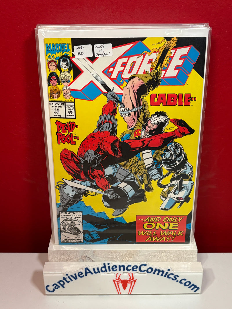 X-Force, Vol. 1 #15 - Cable vs Deadpool - NM-