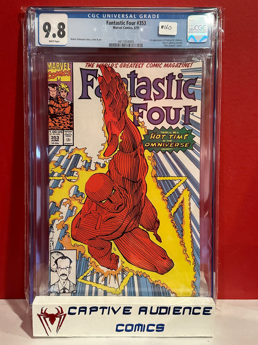 Fantastic Four, Vol. 1 #353 - 1st Mobius - CGC 9.8